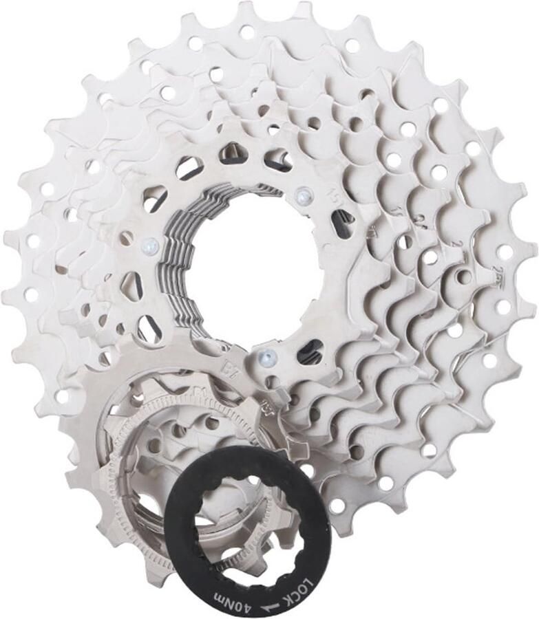 Dailygoods- Cassette 11-13-15-17-19-21-24-28T Fiets Cassette Vrijloop Cassette Mountainbike Cassette Stalen Materiaal Geschikt voor MTB BMX Fietscassette