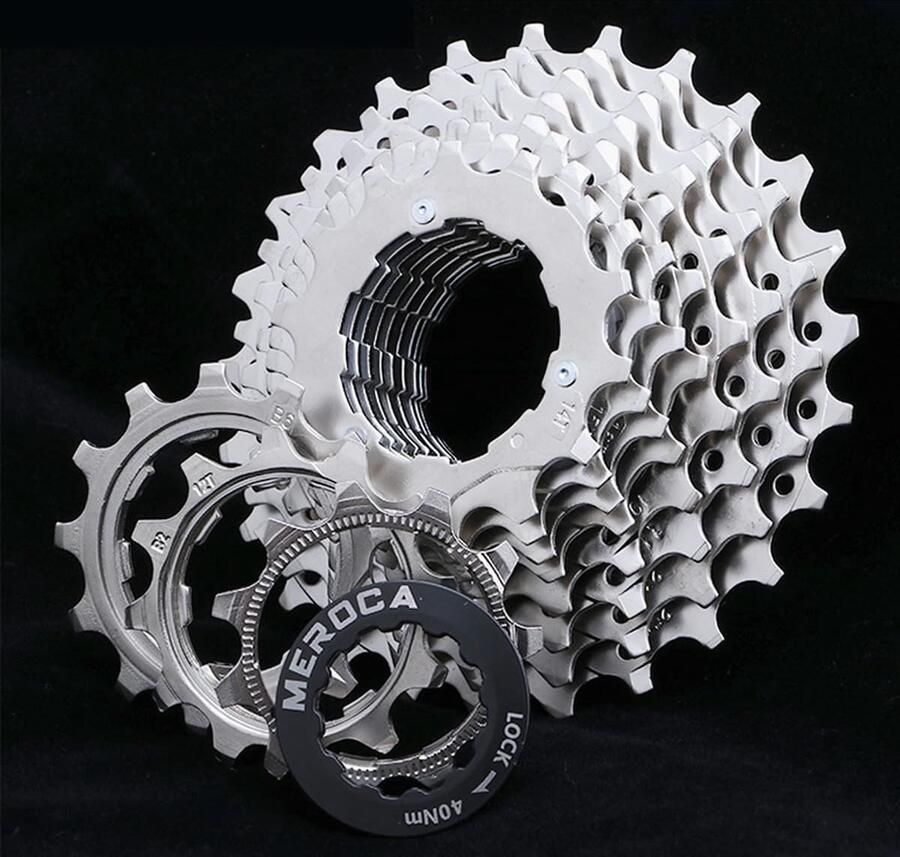 Dailygoods- Cassette 11-13-15-17-19-21-24-28T Fiets Cassette Vrijloop Cassette Mountainbike Cassette Stalen Materiaal Geschikt voor MTB BMX Fietscassette