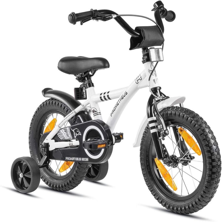 Dailygoods- Kinderfiets 14 Inch Fiets voor Met Zijwieltjes Terugtraprem Veiligheid Design Hoogwaardige Kwaliteit