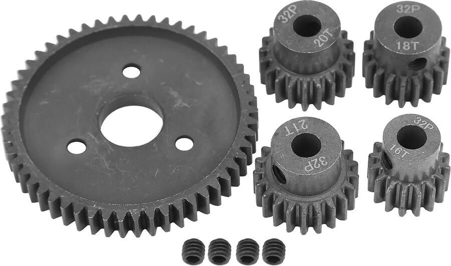 Dailygoods- Tandwielen Hoogwaardig Staal Tandwielen Fatbike Tandwielen Speelgoed Motor Pinion Gears Eenvoudig te Installeren Duurzaam en Bet