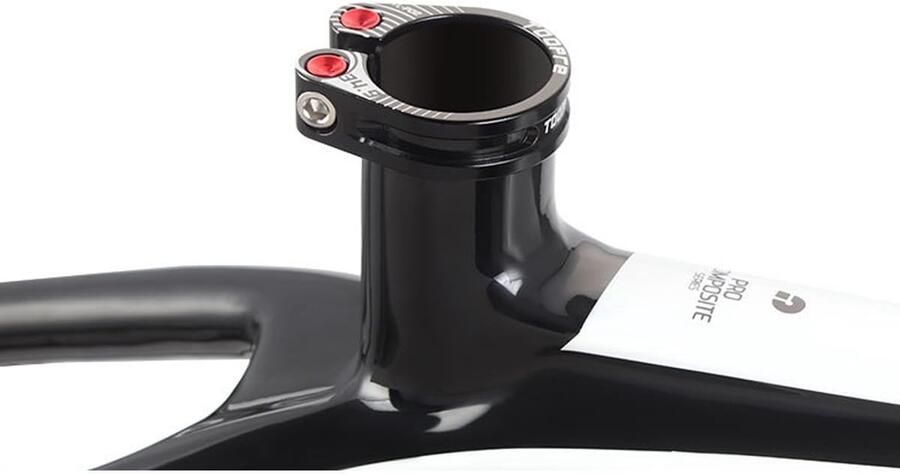Dailygoods- Zadelpenklem 34 9 mm Aluminium Veilig Opvouwbare Fiets Mountainbike Racefiets Robuuste Bevestigingsschroeven - Foto 4