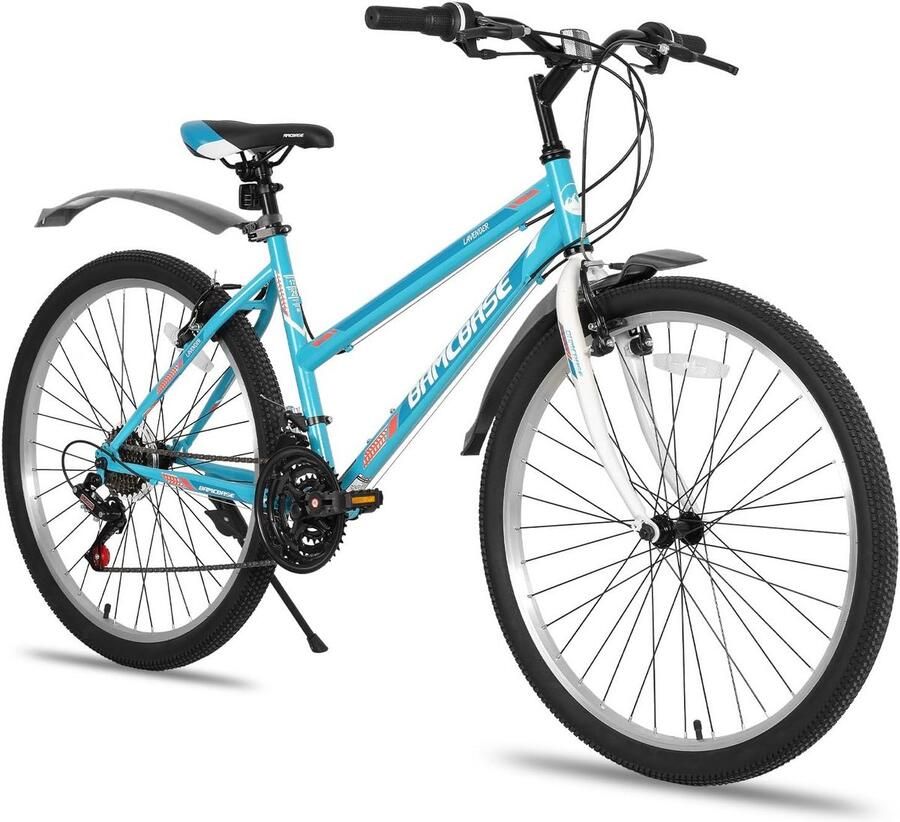 Dames Mountainbike 26 inch Groen 21 Versnellingen MTB voor Volwassenen