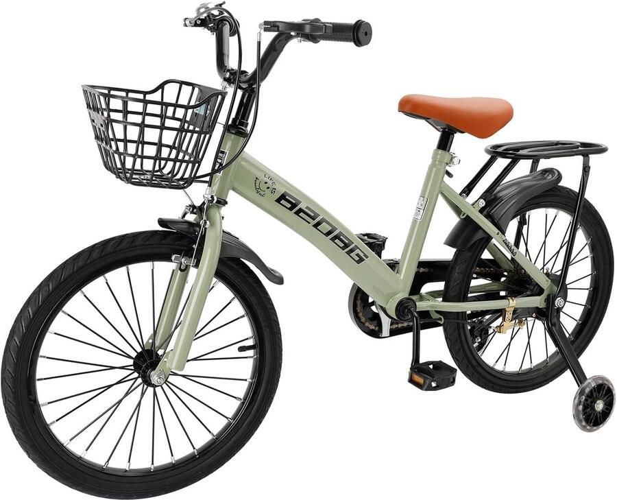 Degelijke Kinderfiets 18 Inch Verstelbaar Zadel & Stuur Incl. Zijwieltjes