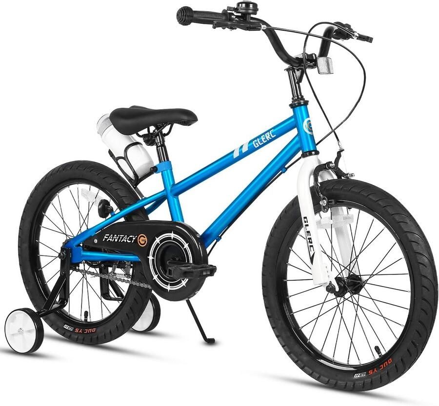 Degelijke Kinderfiets met Zijwielen en Standaard Geschikt voor 2 t m 14 Jaar