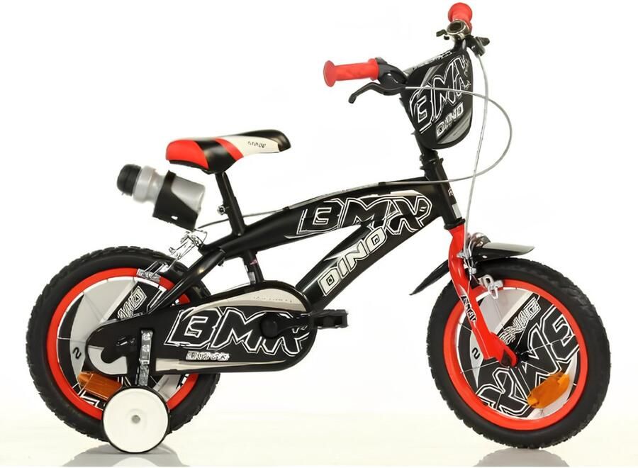 Dino Bikes BMX Kinderfiets 14 Inch Rood Zwart
