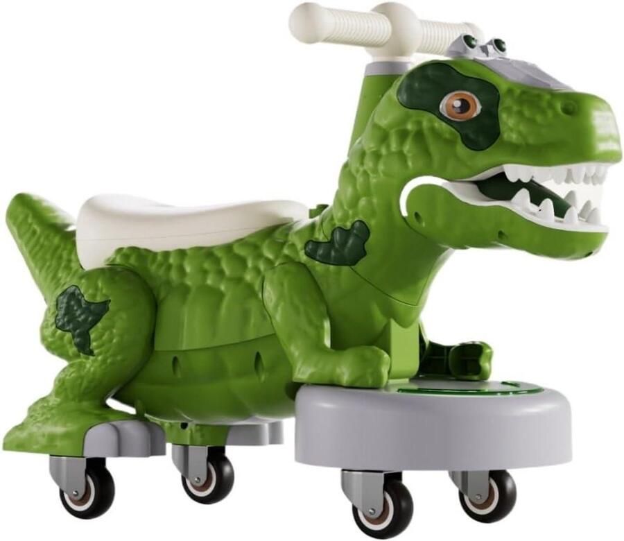 Dinosaurus Loopfiets Kinderloopauto Peuters Spelenderwijs Leren Met Muziek en Licht 57 x 28 x 40 cm