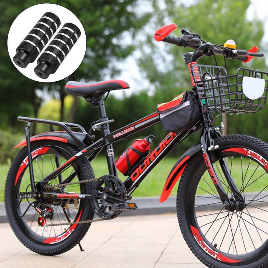 Dokpav 2PCS Universal Bike Pegs 220lbs Load Aluminum Bicycle Foot Pegs for Children Adult BMX Rear Feet Pedals for Mountain Bikes Bicycle Foot Stunt Pegs For BMX Mountain Bike Bicycle