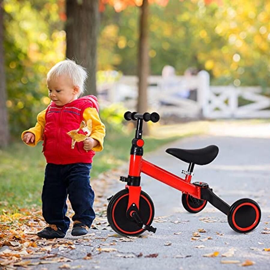 Driedelige Loopfiets voor Kinderen van 1 tot 4 jaar Veilig en Comfortabel Speelgoed voor Jonge Kinderen