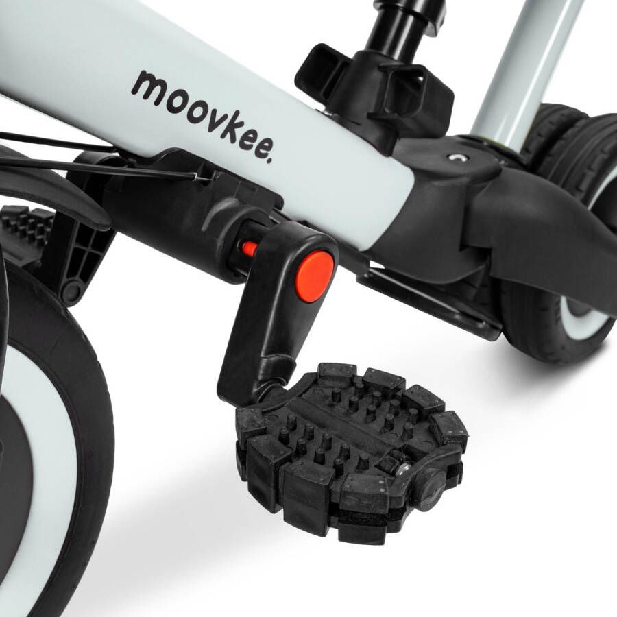 Moovkee. Driewieler met stuur 6in1 grijs loopfiets vanaf 1 jaar kinderfiets vanaf 1 jaar - Foto 2