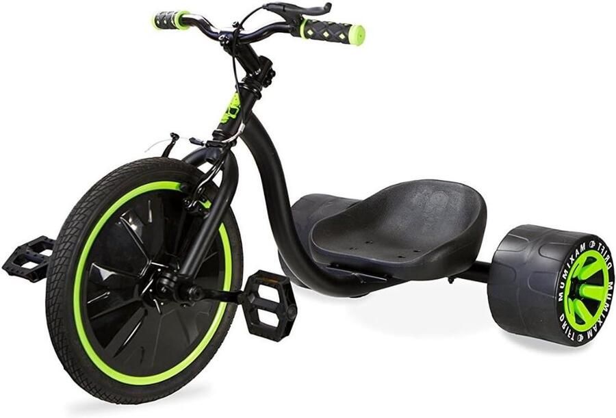 Drift Trike Driewieler Skelter Buiten Spelen BMX V-Brake 16 Inch Wiel Groen Zwart