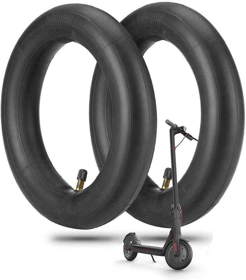 Dubbellaagse binnenslang voor elektrische scooters pneumatische scooters luchtkamers compatibel met XiaoMi M365 2 stuks 2 stuks