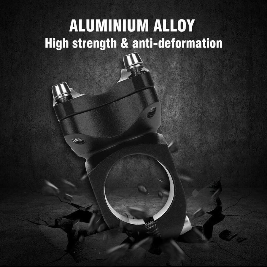 Duurzame fietszadelpenhouder van aluminium voor mountainbike en racefiets 25.4mm verstelbaar