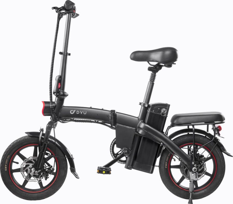 DYU A5 Opvouwbare e-bike 250 watt motorvermogen topsnelheid 25 km u Fat tire 14 banden