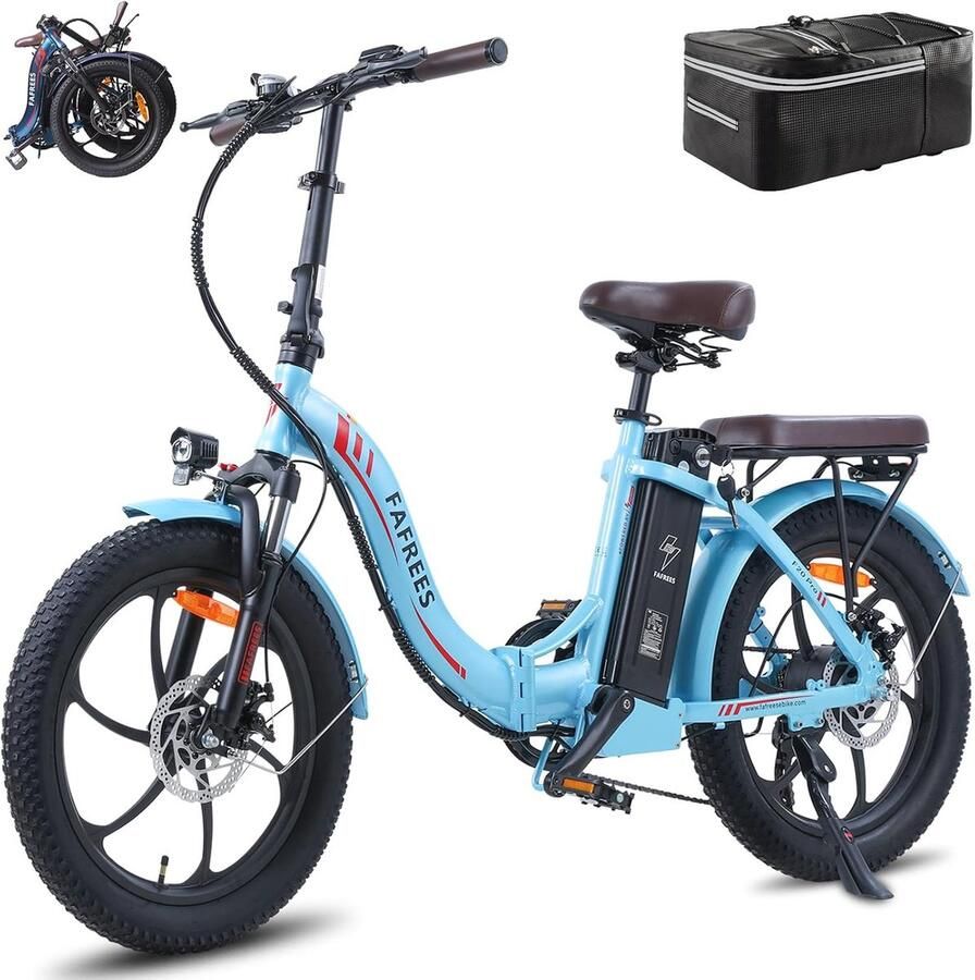 E-bike Klapfiets 20 inch met 36V accu en 250W Motor en Elektrische Vouwfiets