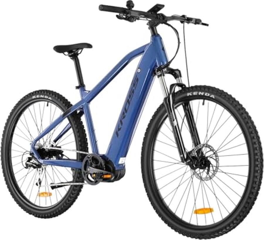E-bike met middenmotor 29 inch 80 N.m 518 Wh accu LCD-display en 8 versnellingen