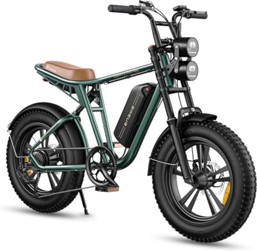 E-bike voor heren met lange actieradius en 7 versnellingen 20 inch 48V 150 km