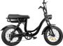 EB8 Fatbike E-bike 250Watt motorvermogen topsnelheid 25 km u 20X4.0” Banden 7 Versnellingen met alarm Bruin - Thumbnail 2