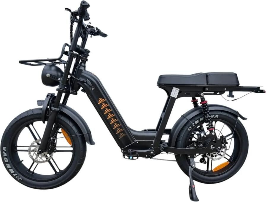 Ebikekopen.com Fatbike V20 Comfort Rijklaar Lage opstap Nieuwste Model Hydraulische remmen 2026 2027 Model Incl. Slot Telefoonhouder Alarmsysteem Voorrekje Voetensteuntje Met Accessoires Ebike Elektrische Fiets QMwheel - Foto 3