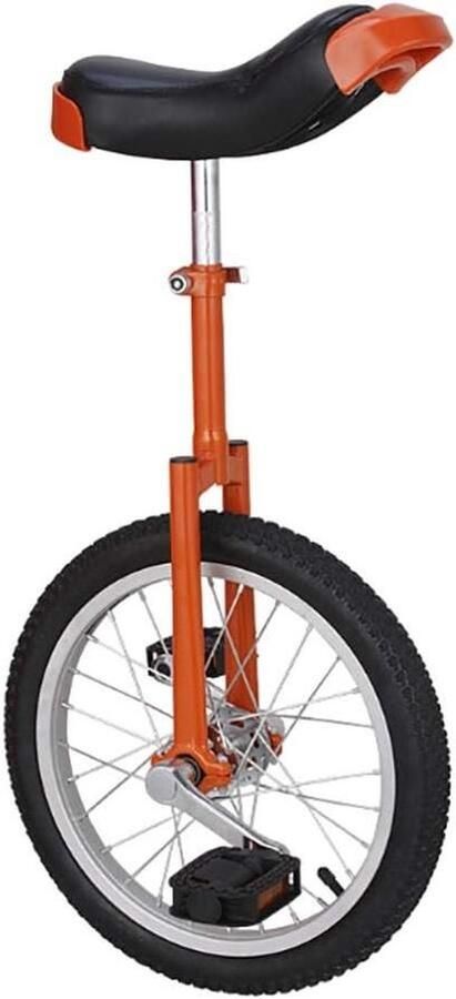 Eenwieler Balans fiets Vrije tijd Verstelbare hoogte 16 inch Oranje