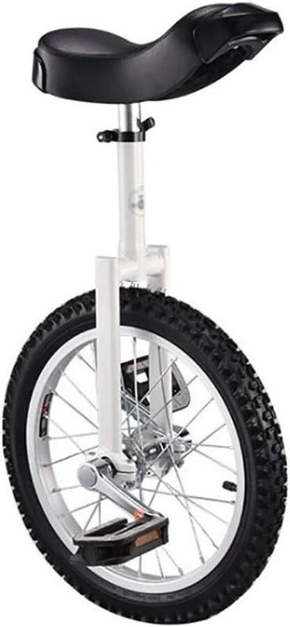 Eenwieler Balansfiets Oefenfiets Vrije Tijd Verstelbare Zithoogte 16-20 Inch Zwart