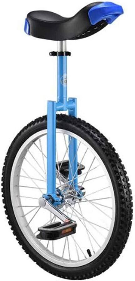 Eenwieler Balansfiets Sport Oefenen Verstelbare Hoogte 18 Inch Blauw