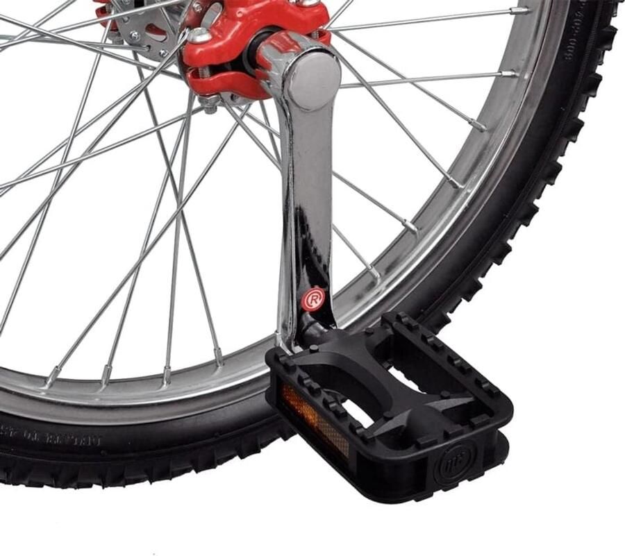 Eenwieler Eén wiel fiets Balans trainen Verstelbare zadelhoogte 50cm wielmaat Rood