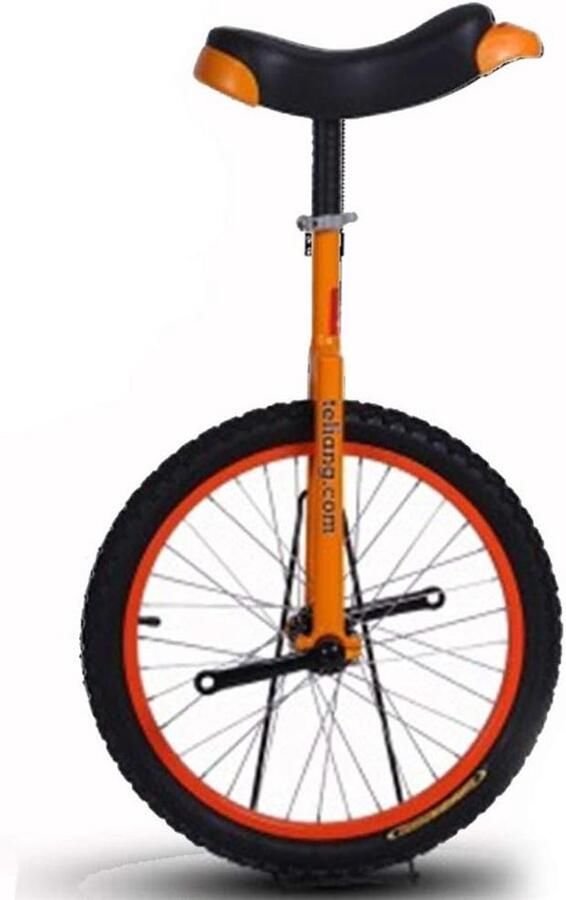Eenwieler Kinderen Unicycle Buiten Spelen Verstelbaar Zadel 16 Inch Wiel Oranje