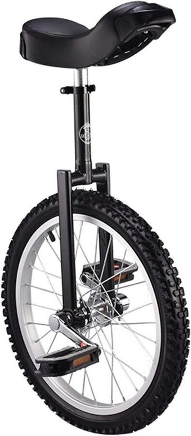 Eenwieler Loopfiets Buitensport Antislip bergbanden 18 inch Zwart