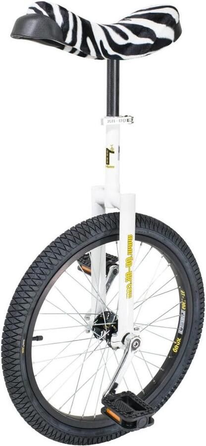 Eenwieler Monowiel Buiten Sporten Comfortabel Zadel 20 Inch Wiel Wit
