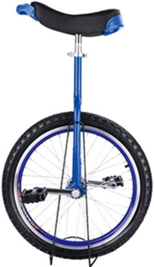 Eenwieler Monowiel Buitensport Verstelbaar zadel 20 inch Blauw