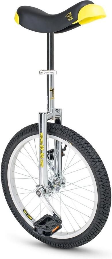 Eenwieler Monowiel Sport training Antislip pedalen 20 inch Chroom