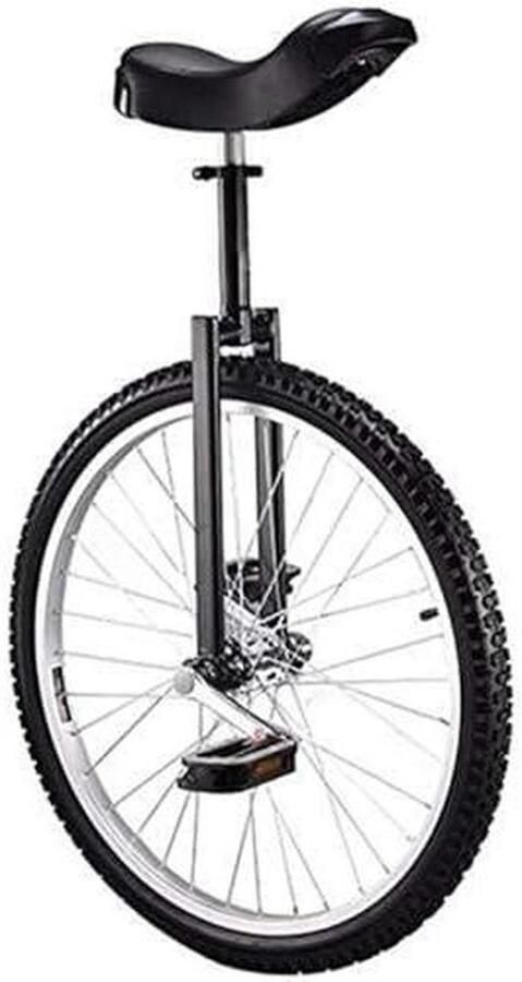 Eenwieler Monowiel Street Riding Stunts Verstelbare Zadelhoogte 24 inch Wiel Zwart