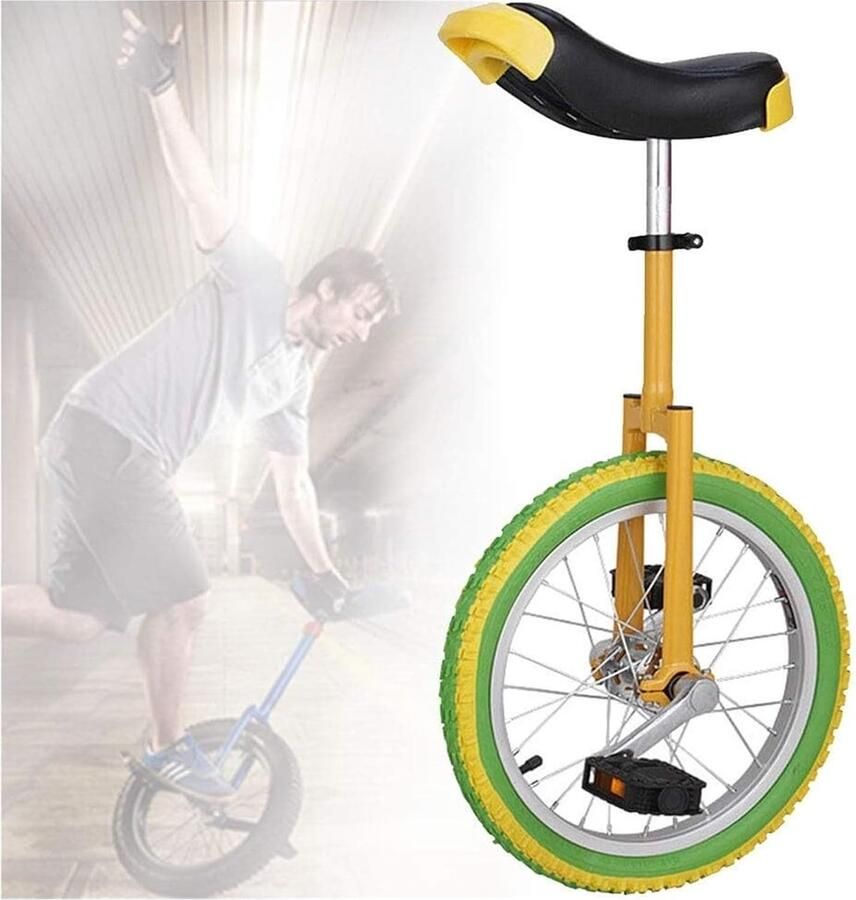 Eenwieler Monowiel Balans Oefenen Verstelbaar Zadel 20 inch One Color