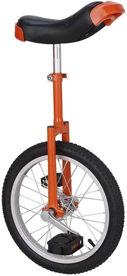 Eenwieler Single wheel bike Buitensporten en fitness Verstelbaar zadel 20 inch wiel Rood