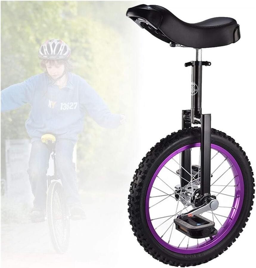 Eenwieler Unicycle Buitenactiviteiten Antislip banden 20 inch Zwart