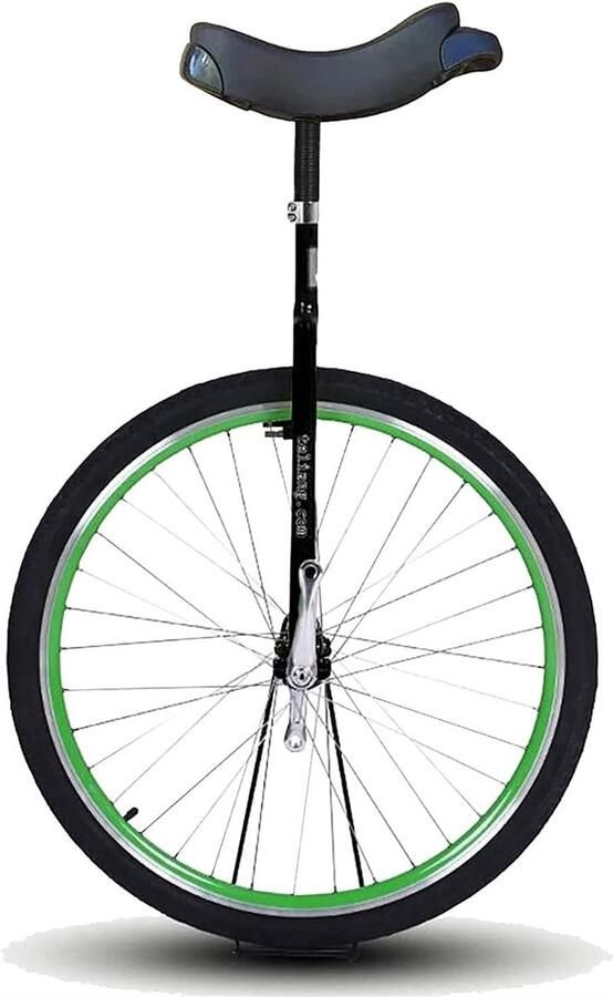 Eenwieler voor volwassenen Balansfiets Balans trainen Antislip pedalen 28 inch wiel Groen