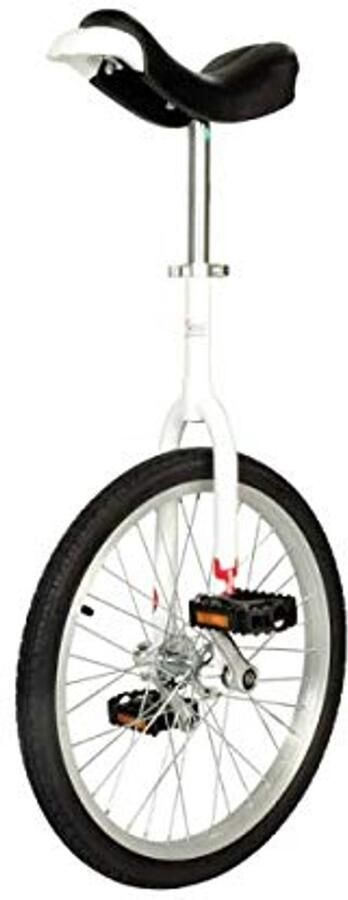 Eenwieler voor Volwassenen Uniseks Wit Eén Maat