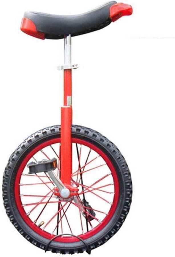 Eenwieler Wieltrainer Buitensport Verstelbaar 18 inch Rood