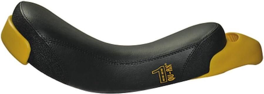 Eenwieler Zadel Zitje voor Unicycle Straatgebruik Met Gele Greep Zwart