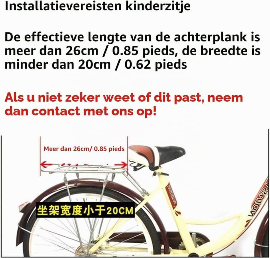 Elektrische Fiets Achter Kinderzitje Mountainbike Fiets Baby Kind Veiligheidszetel met Hoge Barrière