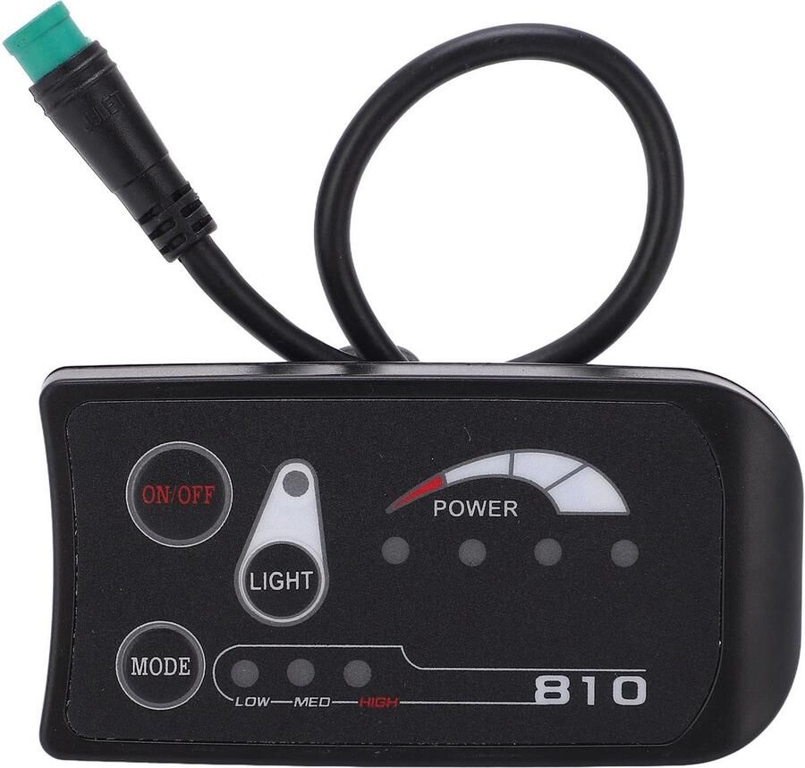 Elektrische Fiets LED Display Panel 36V 48V Elektrische Fiets LED Display Configuratiescherm voor Elektrische Fiets Modificatie