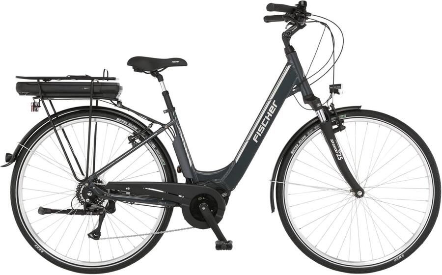 Elektrische Fiets voor en Middenmotor 65 Nm 36V Accu 44 cm Framehoogte