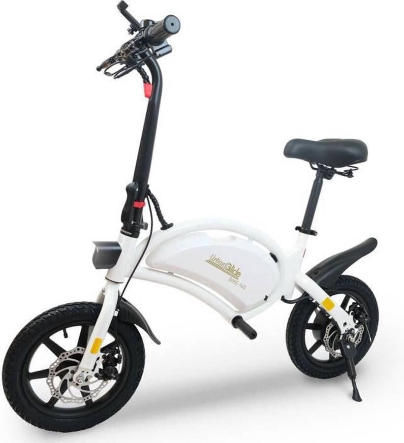 Elektrische loopfiets URBANGLIDE FIETS 140 WIT 36V 350W Banden 14 Actieradius 18KM Max. snelheid 25KM u
