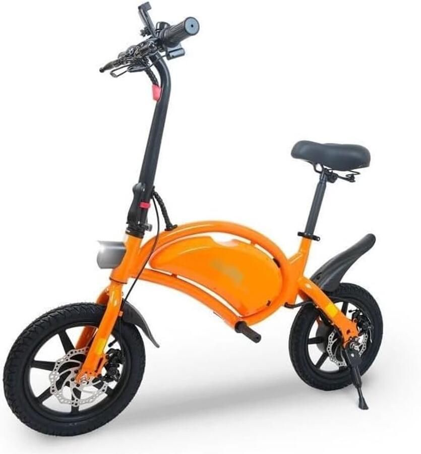 Elektrische Loopfiets voor Volwassenen Uniseks 14 inch Oranje Tot 25 km u