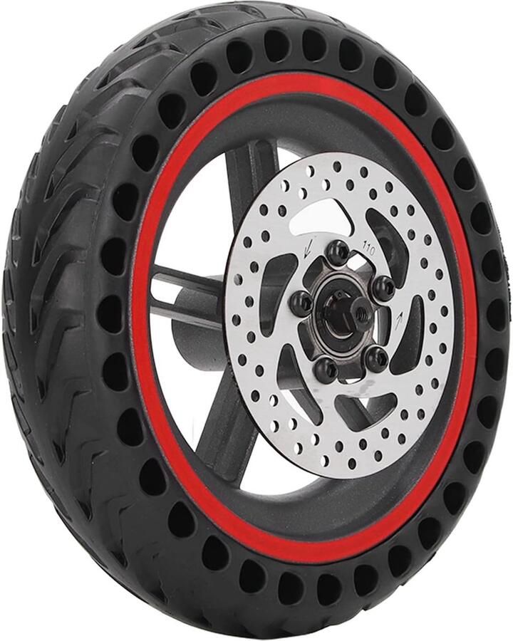 Elektrische scooter achterwiel band voor Xiaomi M365 1S e-scooter banden 110 mm schijfrem achterbandvervanging rood
