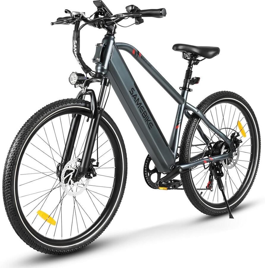 Elektrische Stadsfiets 26 Inch met Krachtige Motor en Verende Voorvork