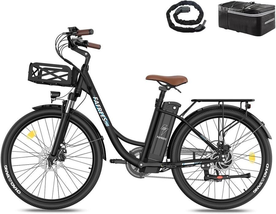 Elektrische Stadsfiets met 250W 36V 20 3Ah Accu en 160 km Actieradius