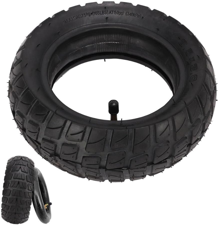 Elektrische step 8 5 x 3 0 cm reservebanden van rubber tegen knopen