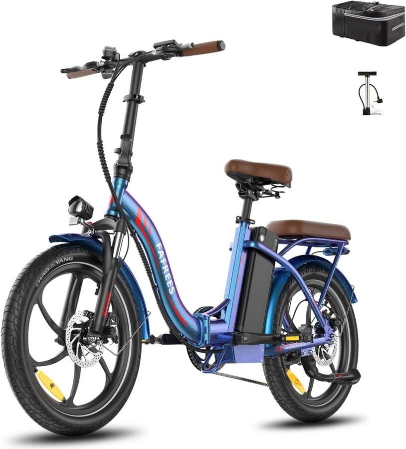 Elektrische Vouwfiets 20 Inch Lage Instap 250W Motor 36V 22.5Ah Accu 140kg Draagvermogen - Foto 1
