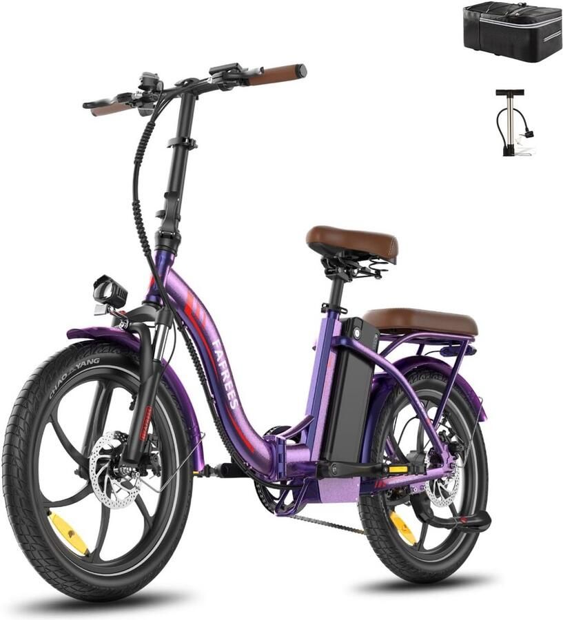 Elektrische Vouwfiets 20 Inch Lage Instap 250W Motor Grote Actieradius